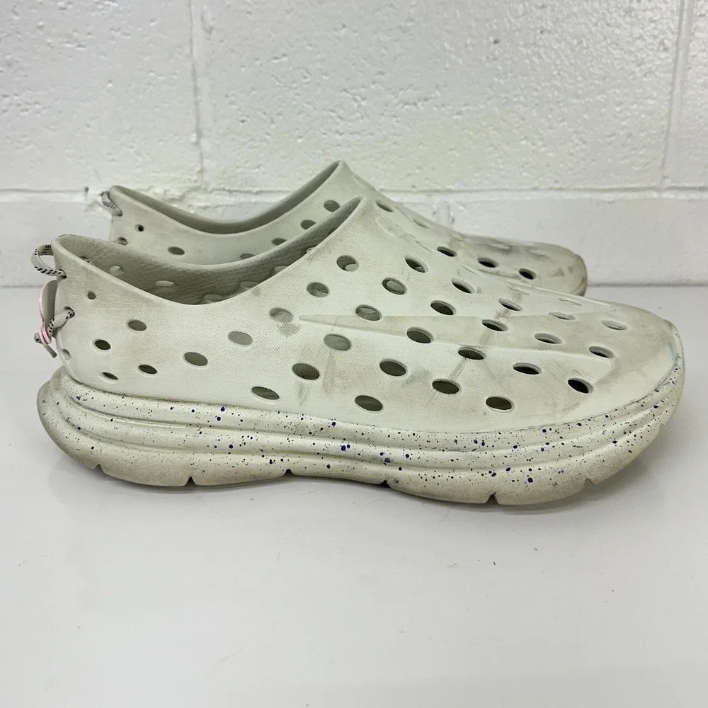 Kane Revive Recovery Shoes White Speckled Slip‎ On / Men's Size 14